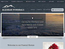 Tablet Screenshot of alaskanfuneral.com